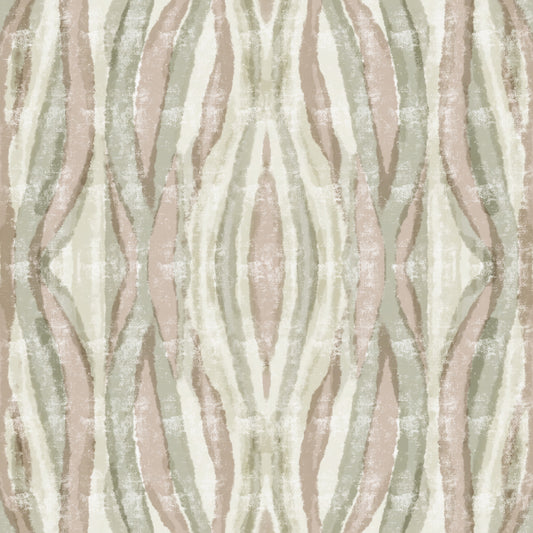 Muted Organic Flow stripes Wallpaper⁠