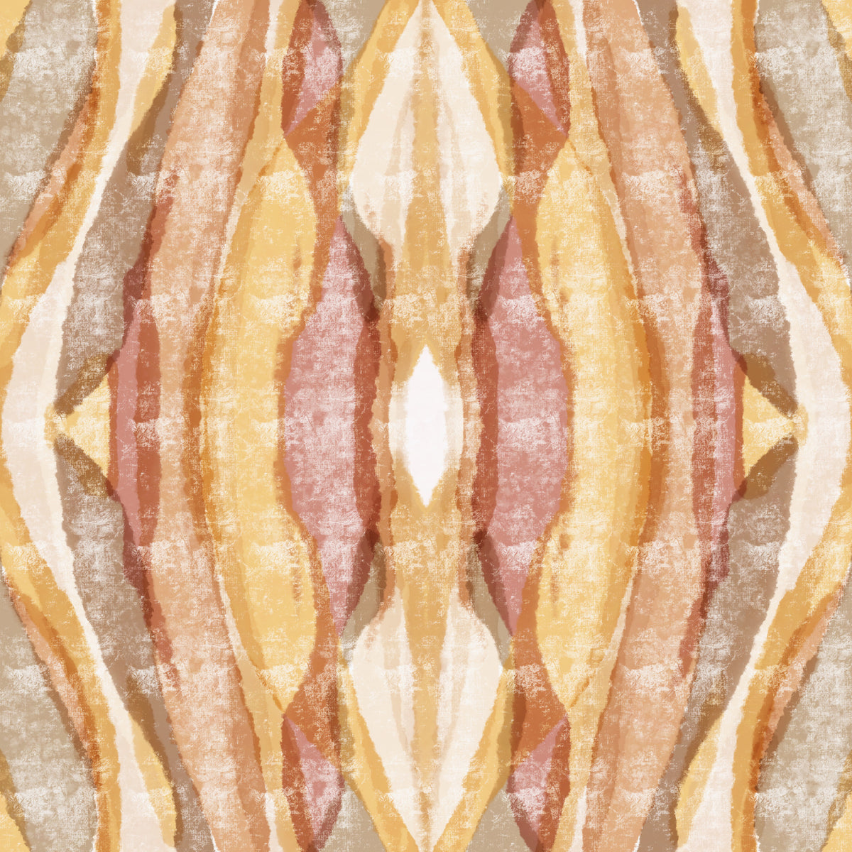 Golden Rhythm abstract stripes Wallpaper⁠