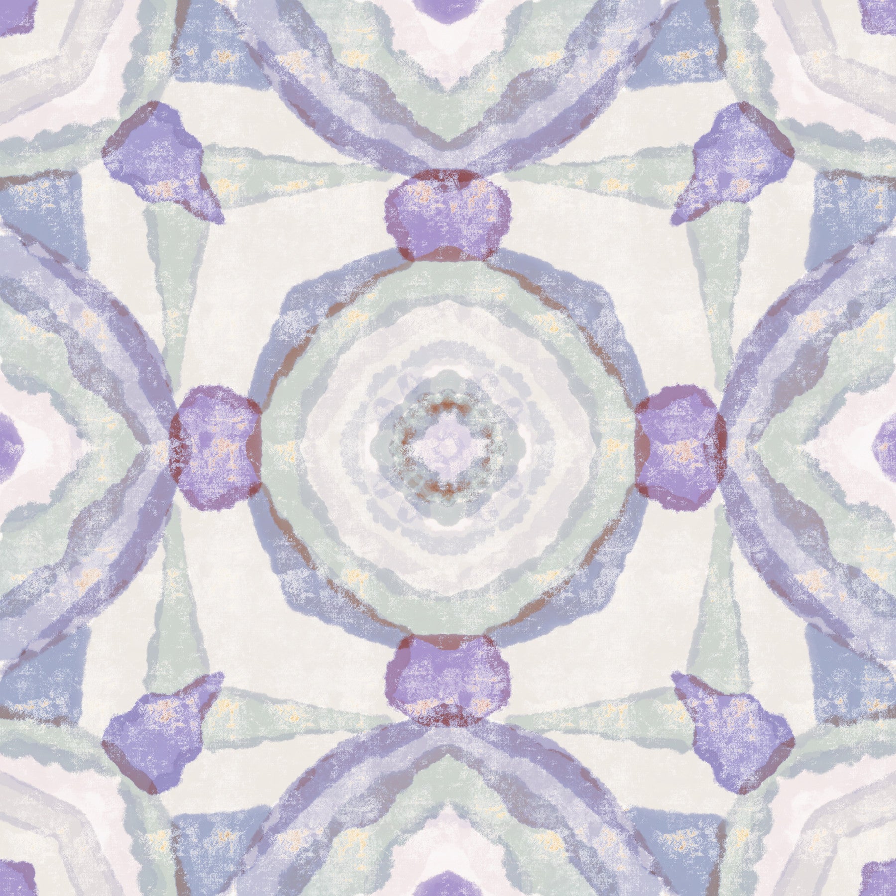 Muted Harmony Kaleidoscope Wallpaper⁠
