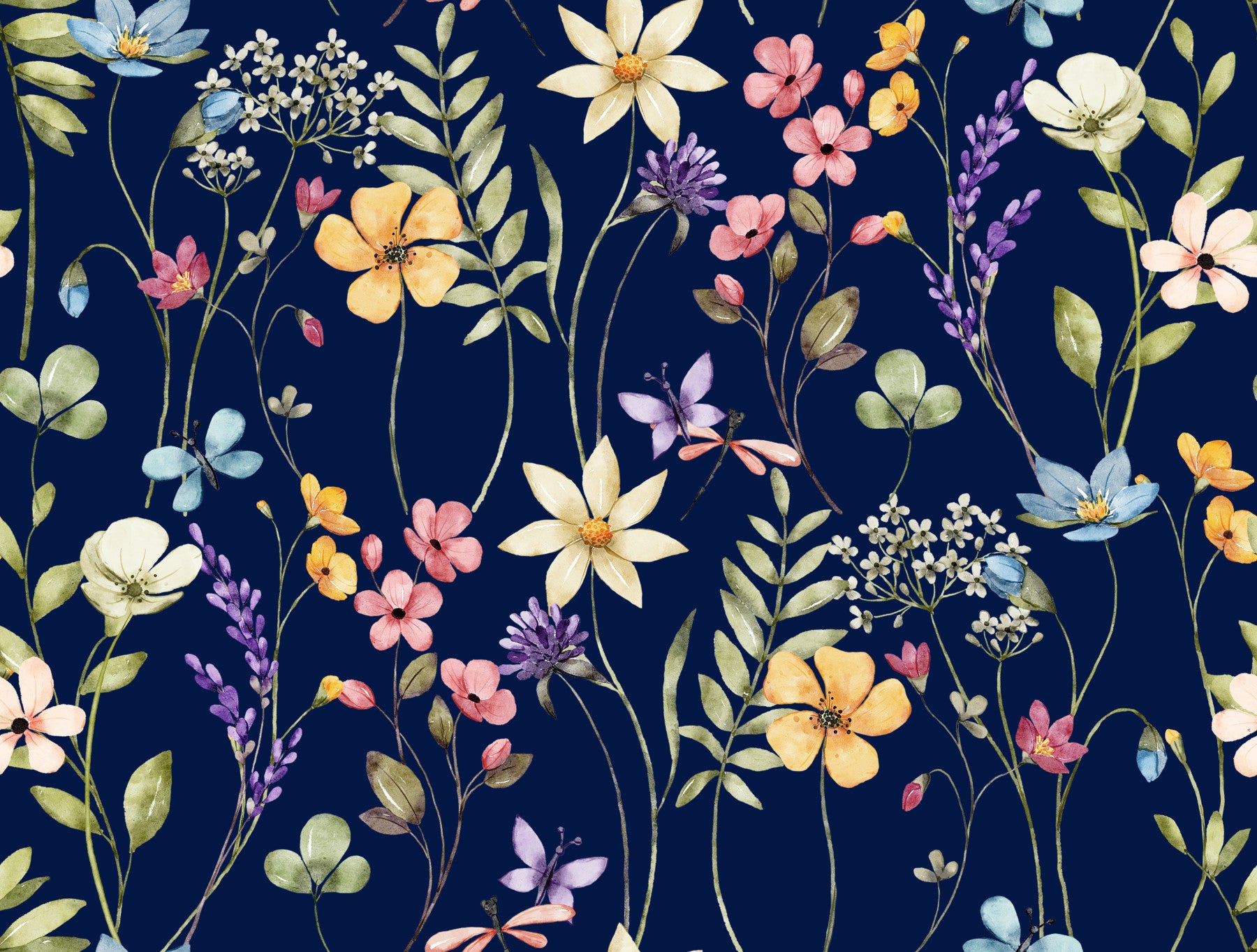 Enchanted Midnight Garden Wallpaper⁠