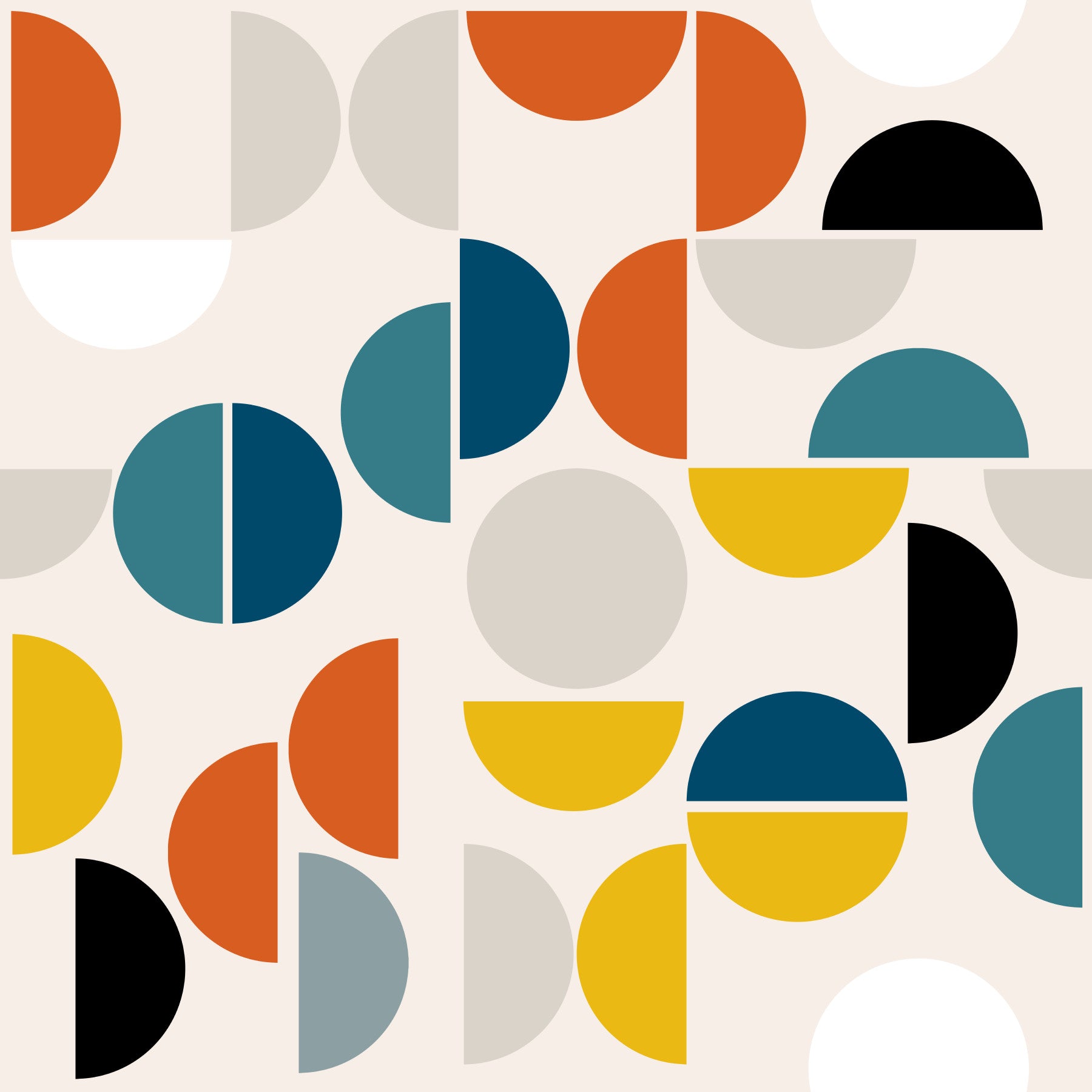 Geometric Rhythm Wallpaper⁠