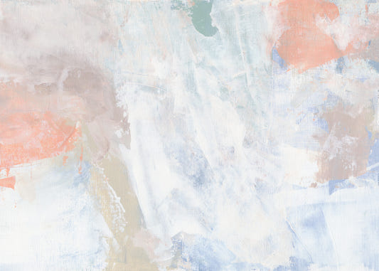 Soft Serenade Pastel Brushstrokes Wallpaper Wall Mural
