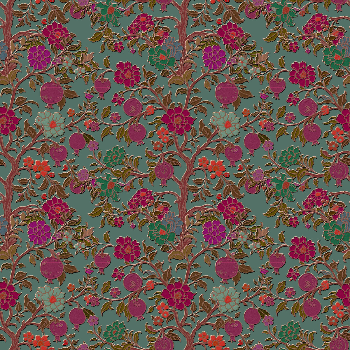 Midnight Garden Tree of Life Wall Decor Wallpaper⁠