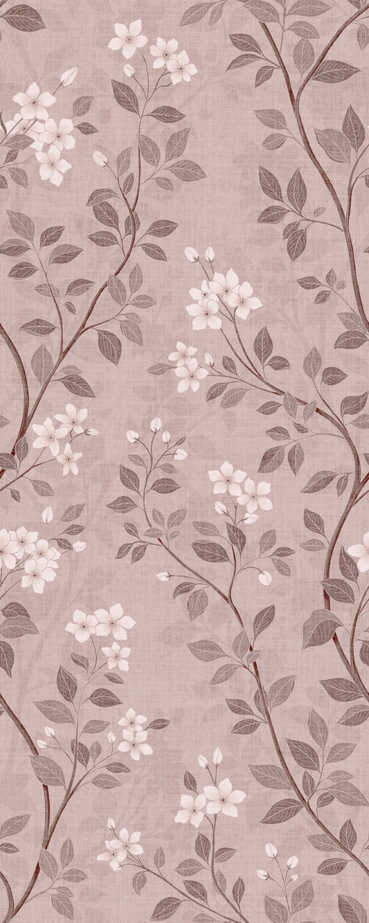 Delicate Blush Chinoiserie Blossom Wallpaper Wallpaper⁠