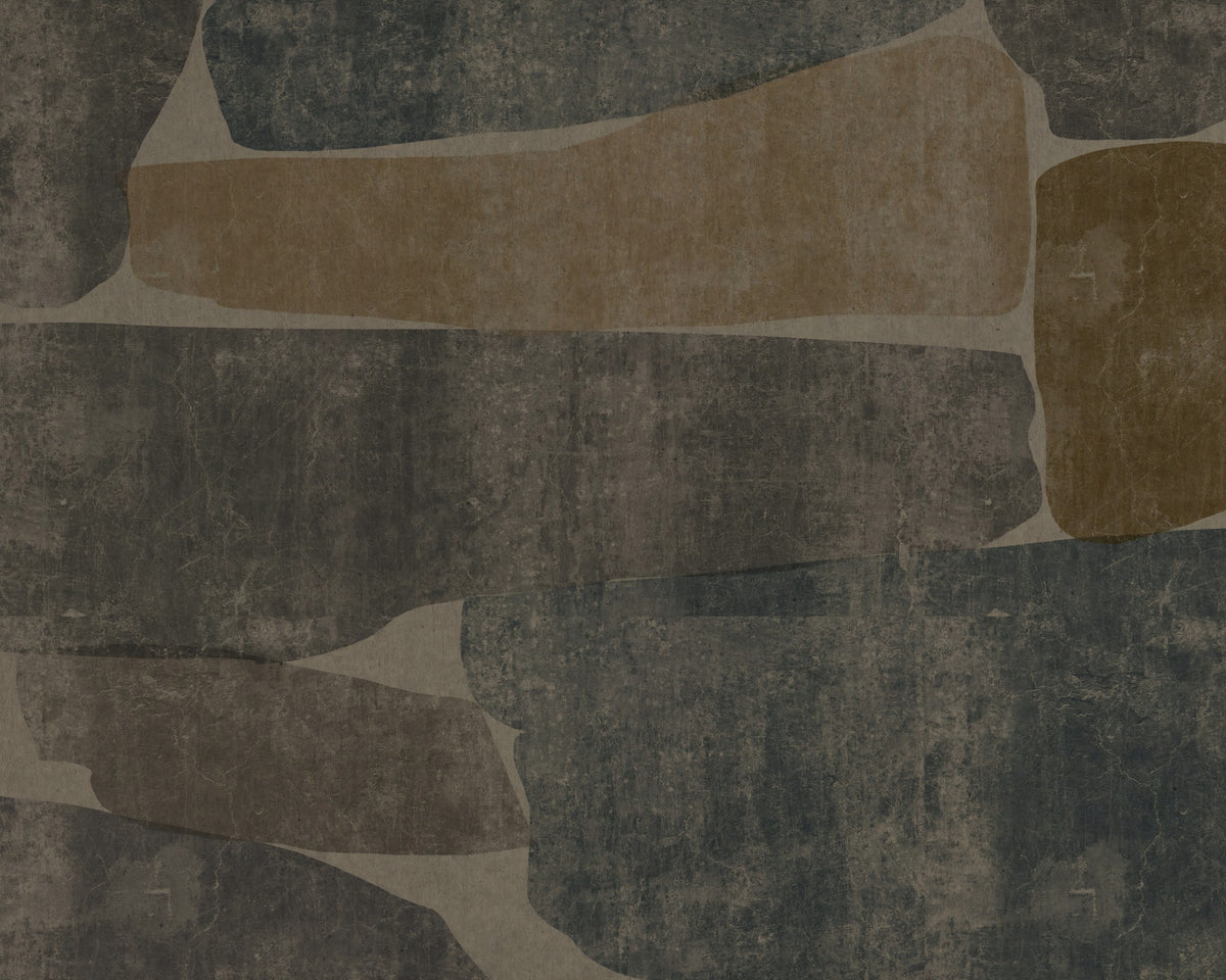 Modern Earthy Stone Slab Wall Mural