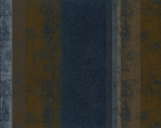Moody Earth & Iron Textured Vertical Stripes Wall Mural