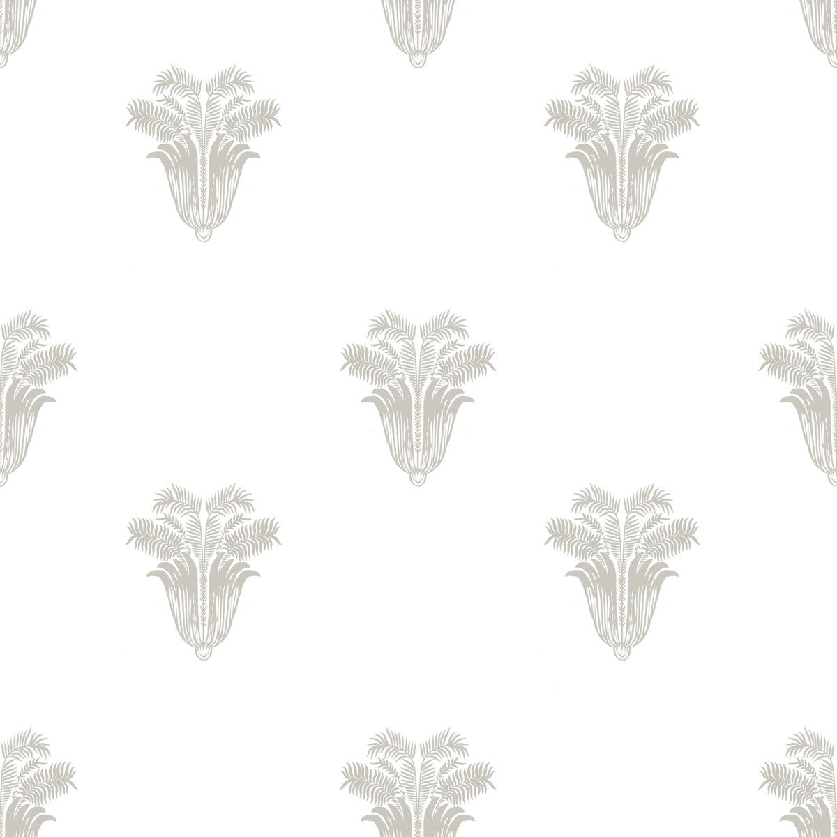 Minimalist Deco Palm Frond Wallpaper⁠ in your room — zoomed