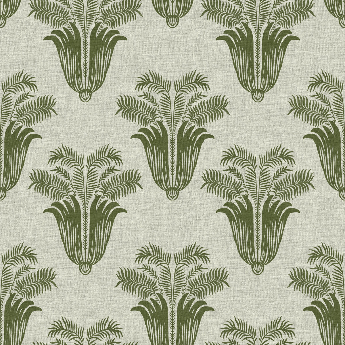 Mediterranean Sage Palm Leaf Wallpaper⁠