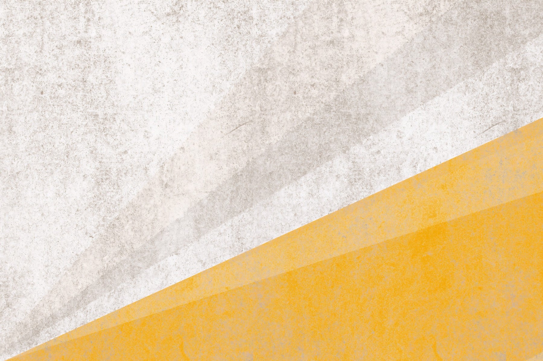 Modern Ochre and Textured Gray Geometric Wall Mural