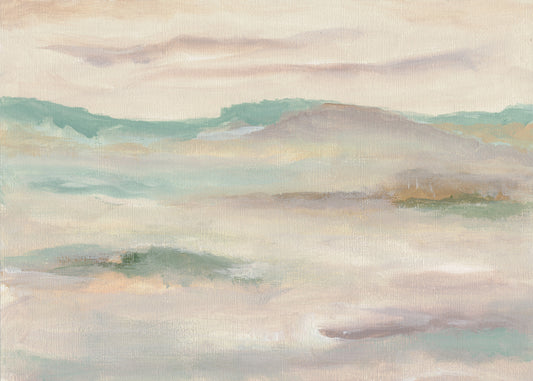 Pastel Mist Abstract Landscape Wall Mural