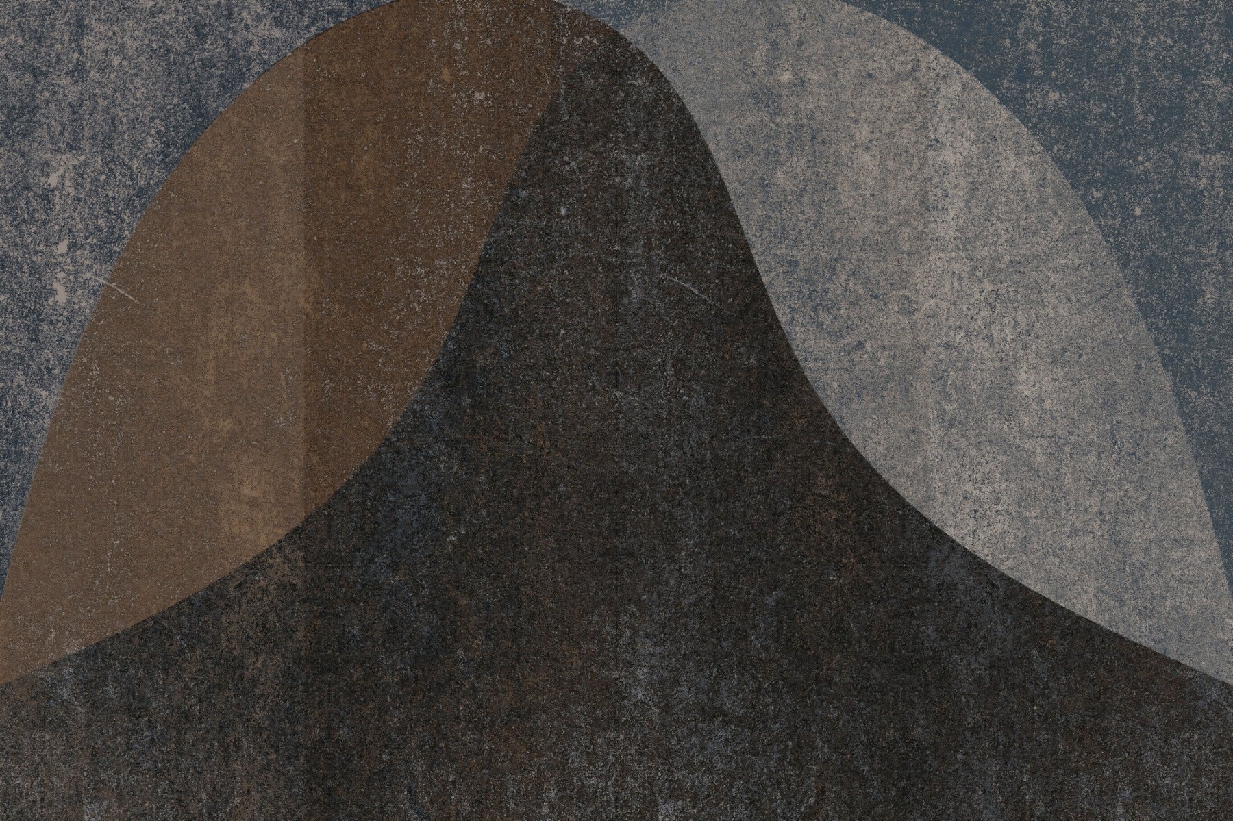 Earthy Textured Arches Abstract Wall Mural