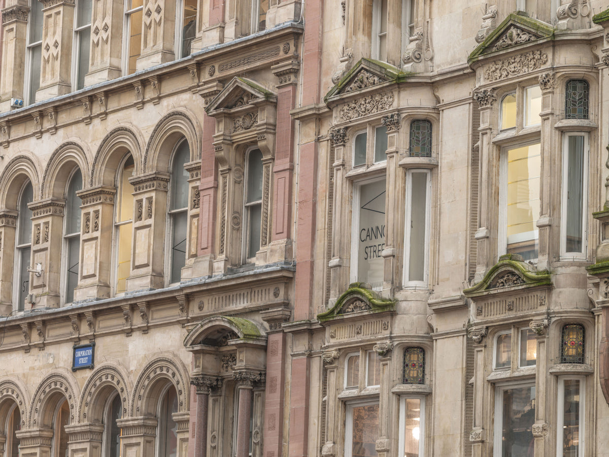 Urban Heritage Architecture Detail Wall Mural in your room — zoomed