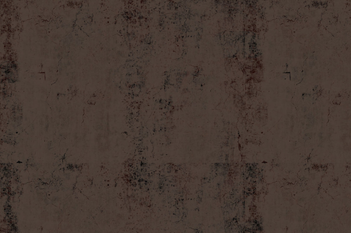 Moody Antique Dark Brown Plaster Wall Mural