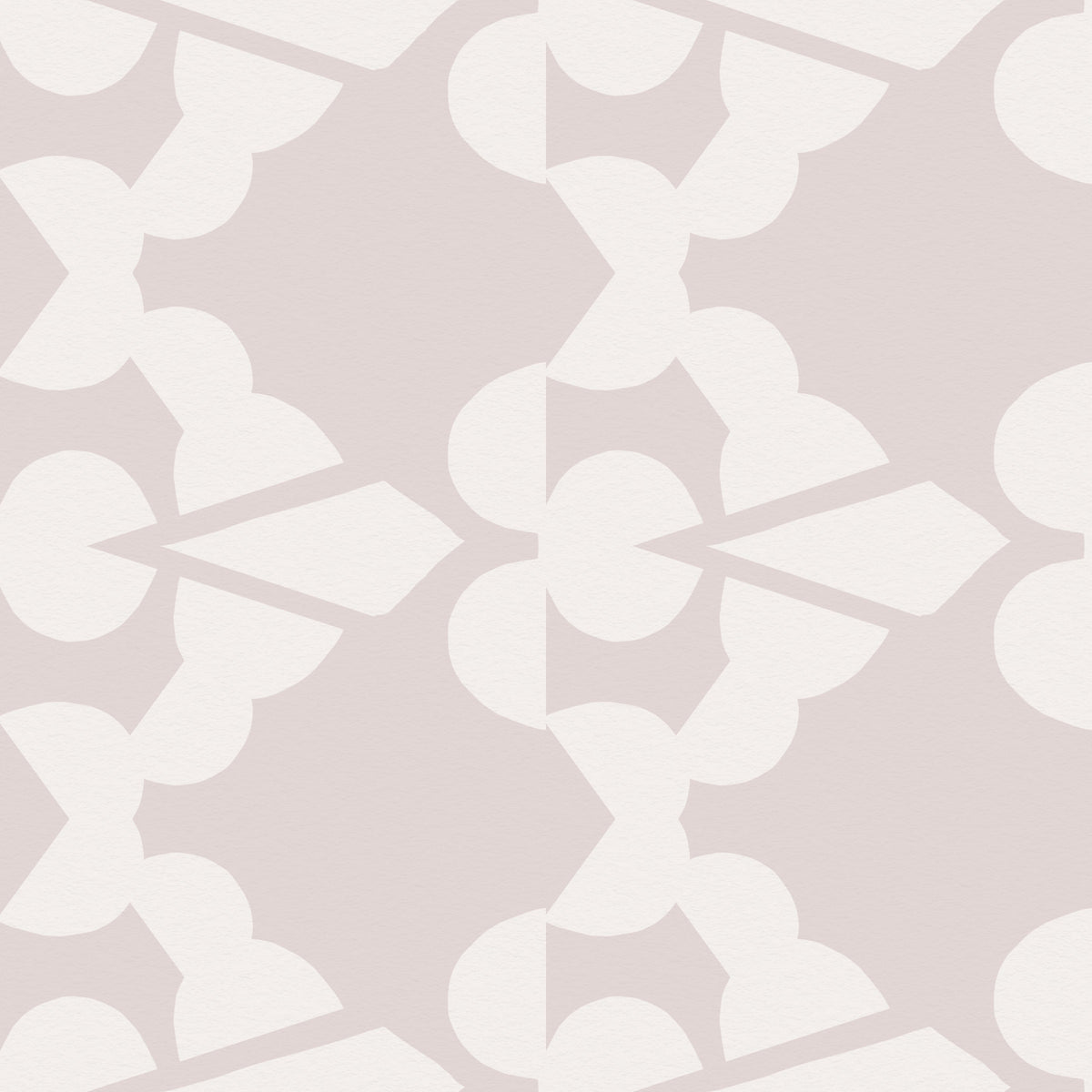 Abstract Organic Geometry in Warm Alabaster Wallpaper⁠ in your room — zoomed