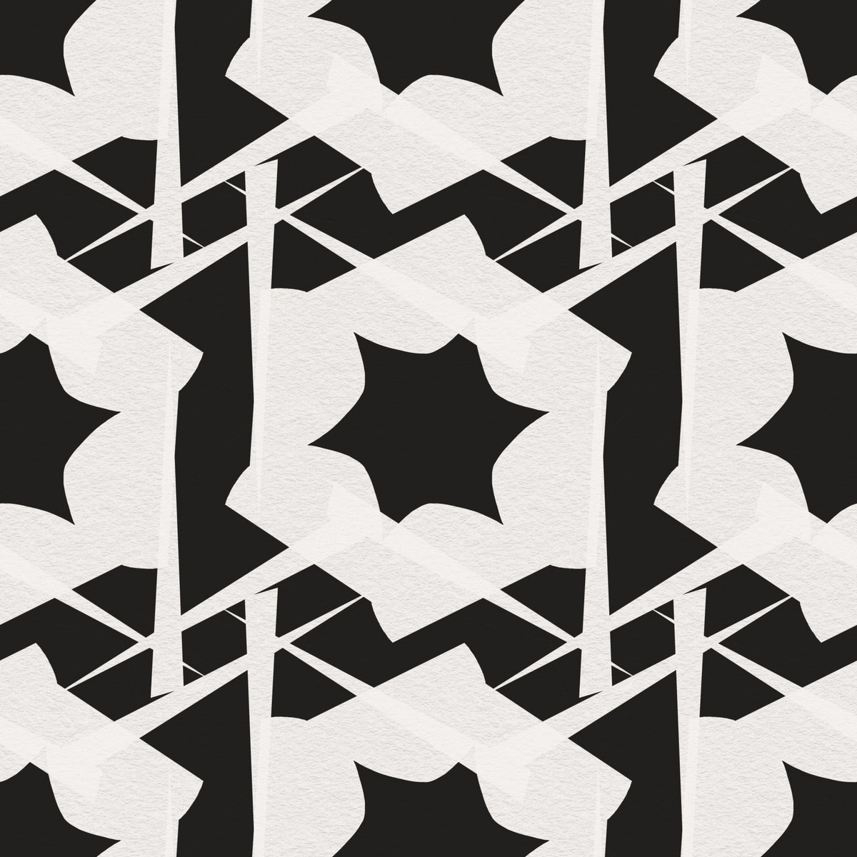 Interlocking Monochromatic Geometry Wallpaper⁠