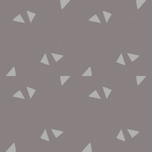 Scandi Minimalist Triangles in Soft Mauve Wallpaper⁠