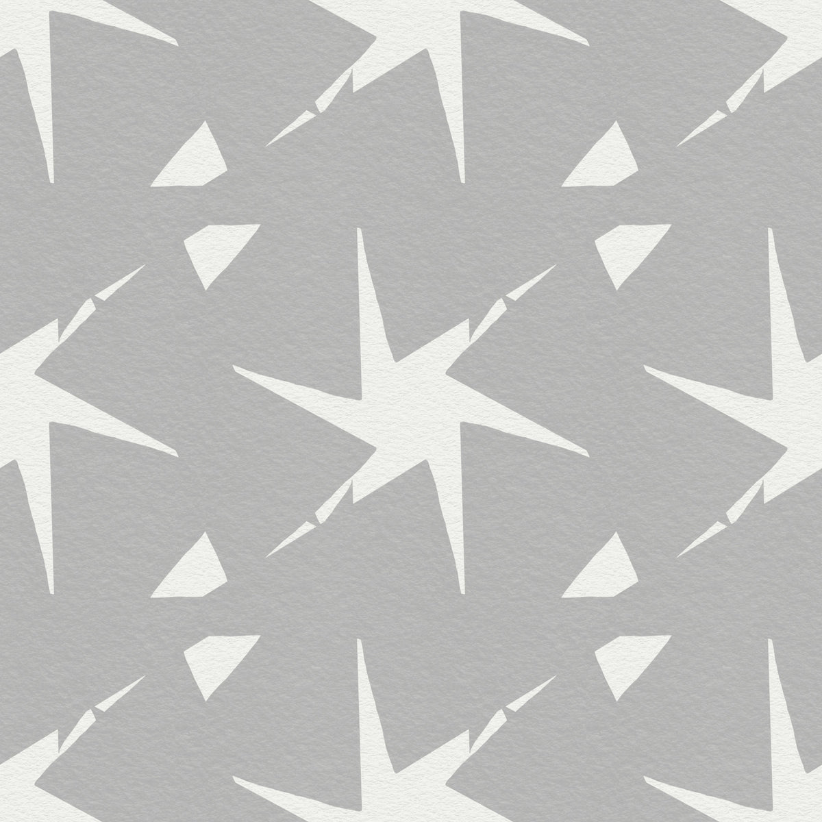 Textured Starburst Geometric Motif Wallpaper⁠