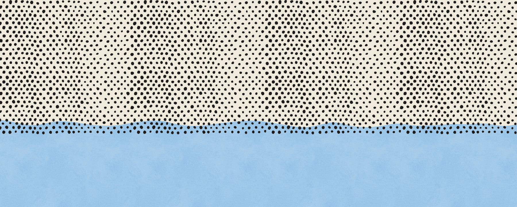 Dotted Horizon Coastal Accent Wall Mural