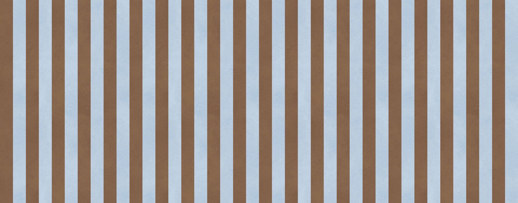 Sky Blue and Earthy Brown Stripes Wall Mural
