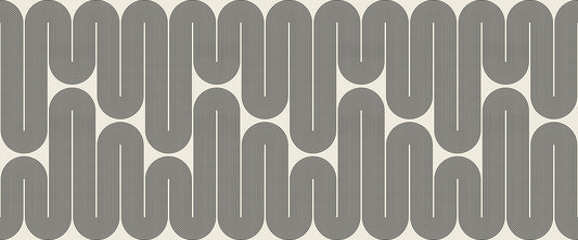 Ondas geométricas monocromáticas Wall Mural