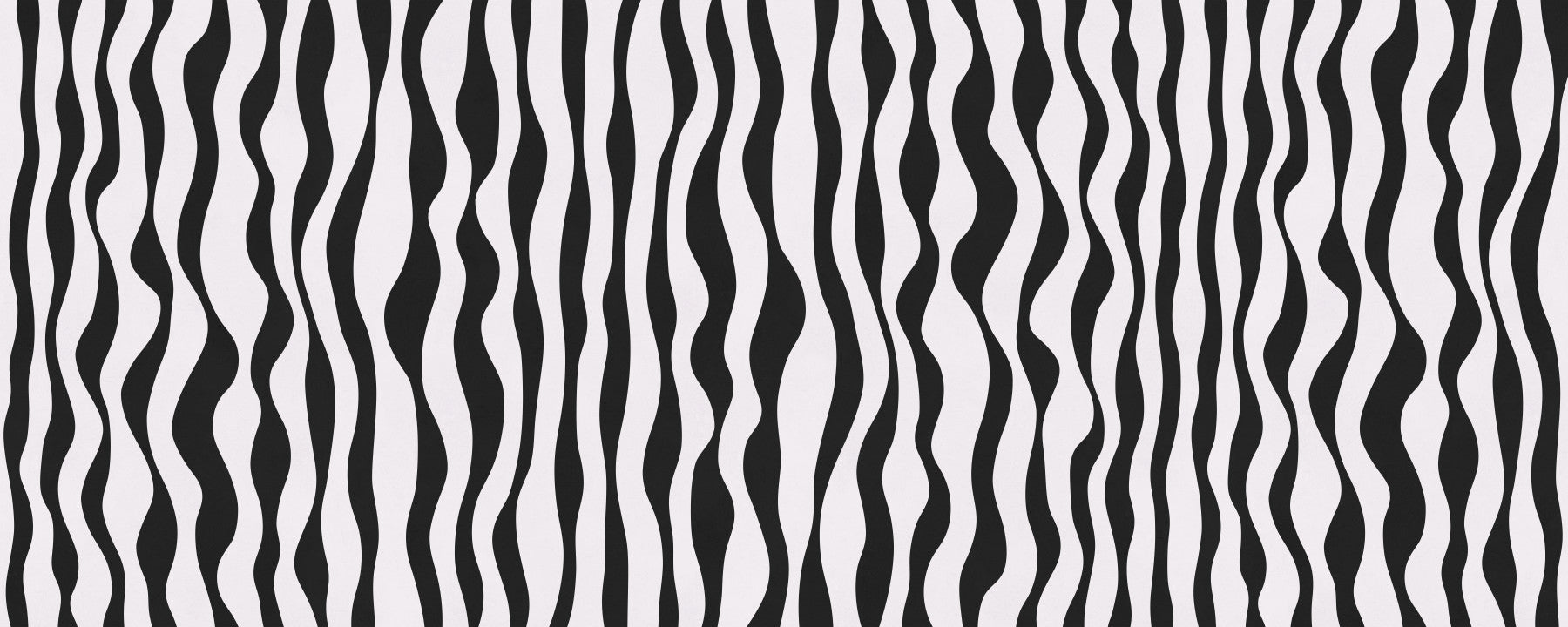 Monochrome Wavy Stripe Design Wall Mural