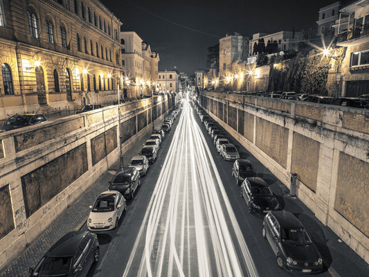 Nocturnal City Light Motion Wall Mural