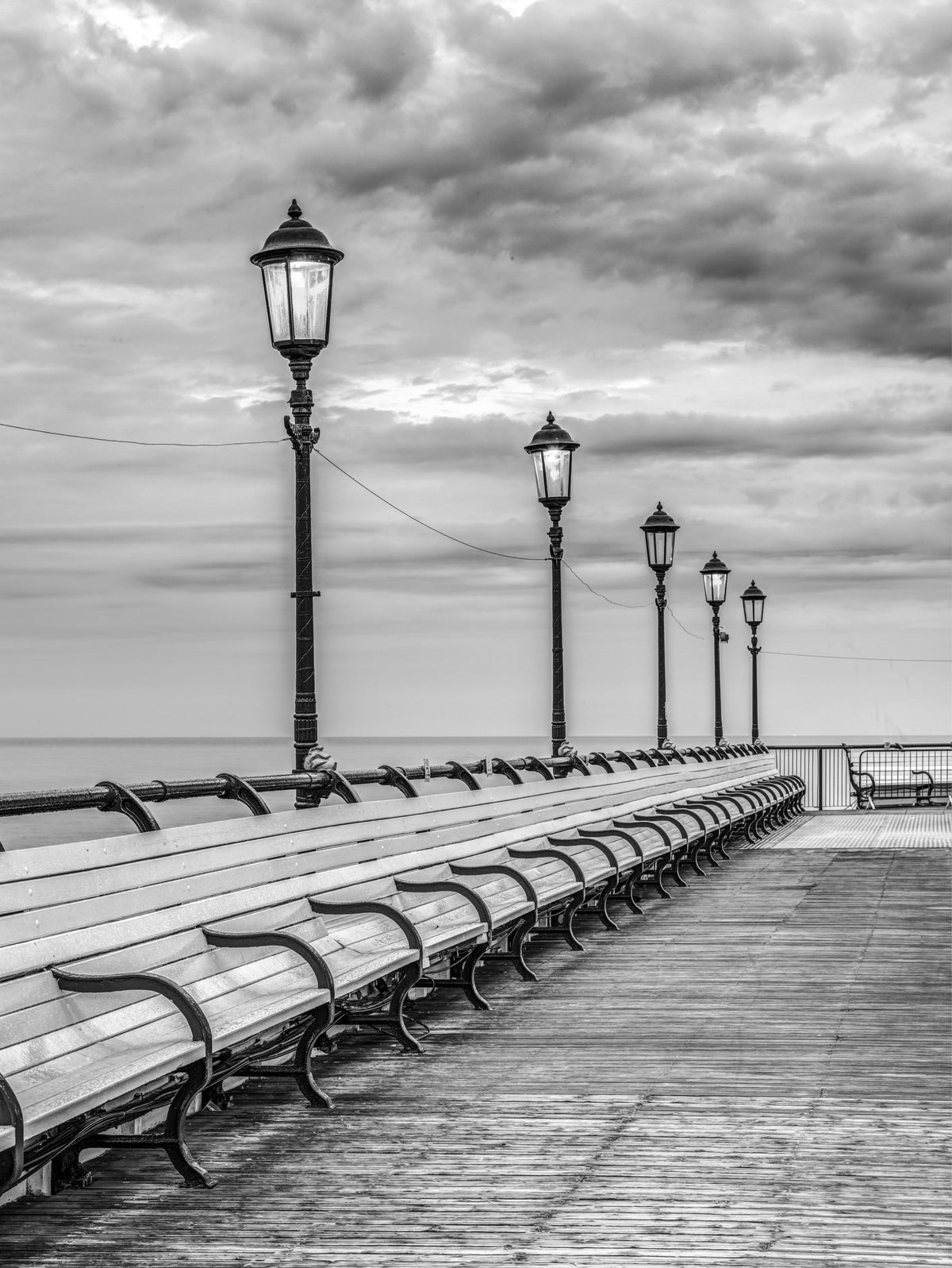 Victorian Pier Promenade Wall Mural