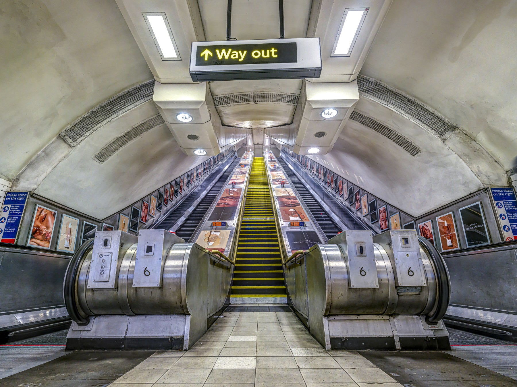 Metropolitan Underground Transit Wall Mural