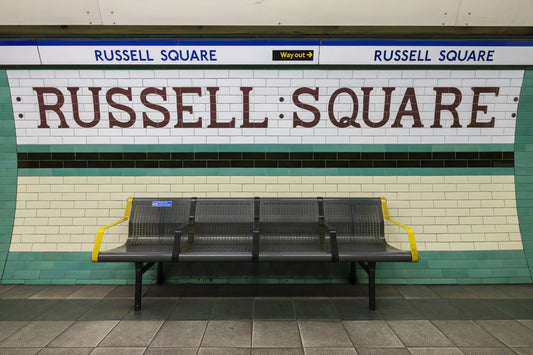 London Underground Heritage Subway Station Sign Wall Mural