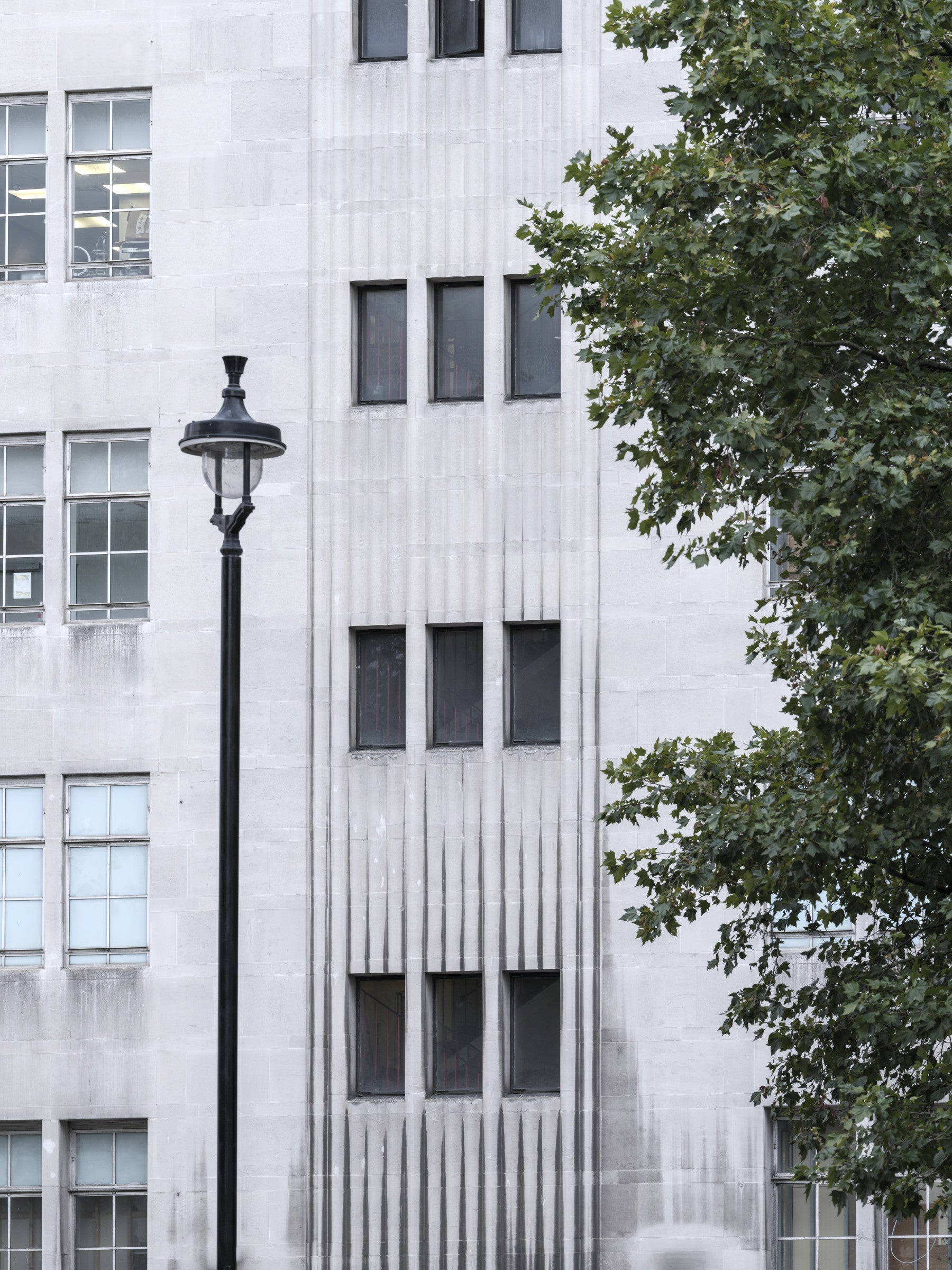 Urban Facade Geometry Wall Mural