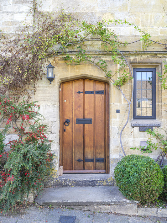 Cotswold Stone Cottage Entrance Wall Mural