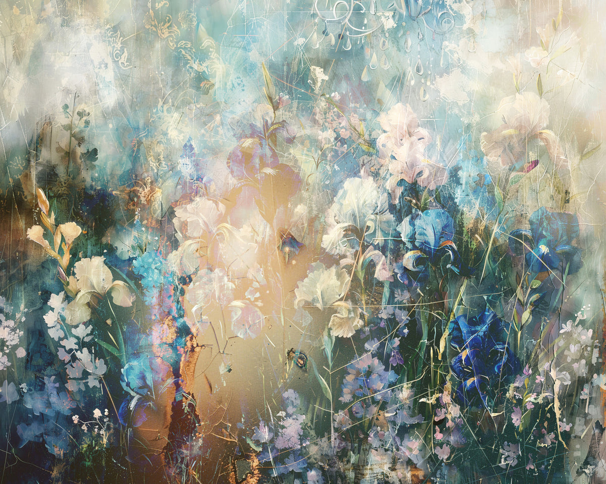 Ethereal Meadow Bloom Wall Mural