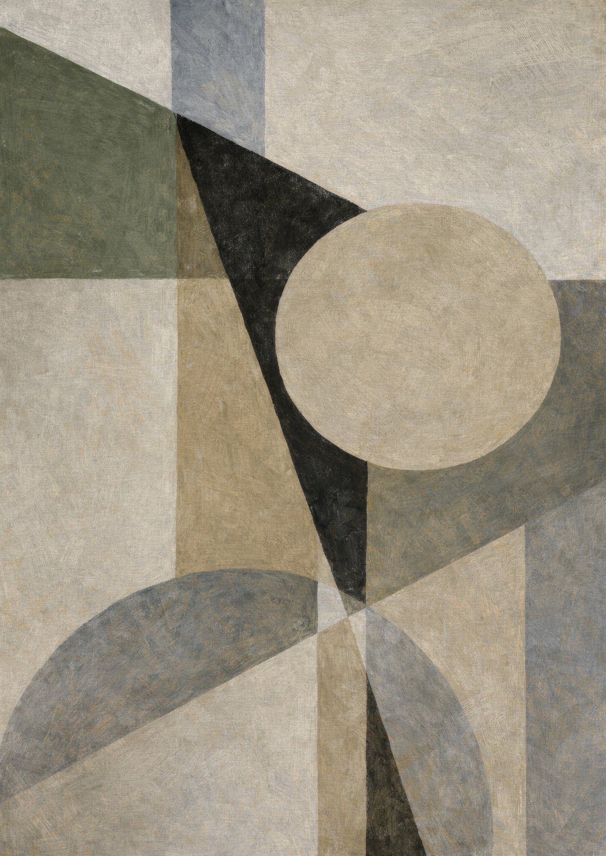 Minimalist Geometric Shapes Wall Mural