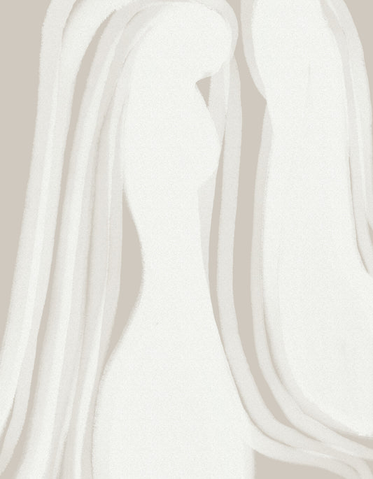 Flowing Brushstroke Hues Wall Mural