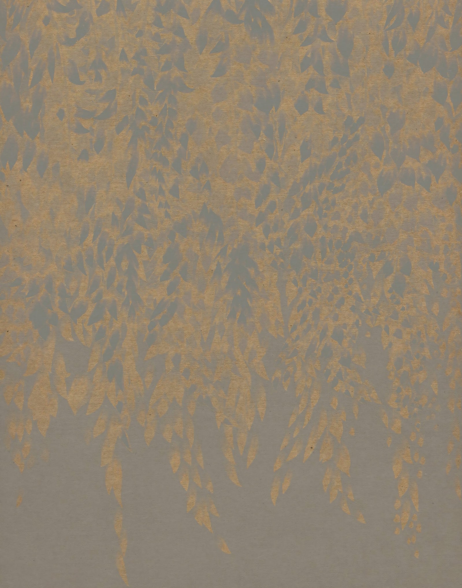 Ethereal Willow Cascade in Neutral Tones Wall Mural