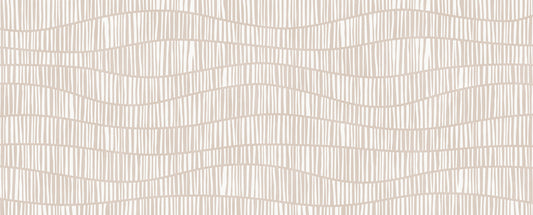 Minimalist Wavy Vertical Lines in Taupe Wall Mural