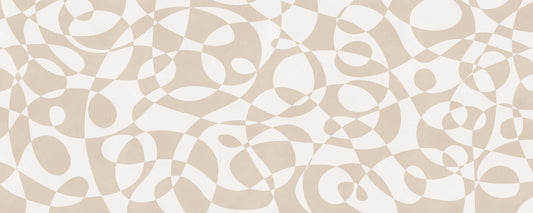 Minimalist Fluid Geometry Wall Mural