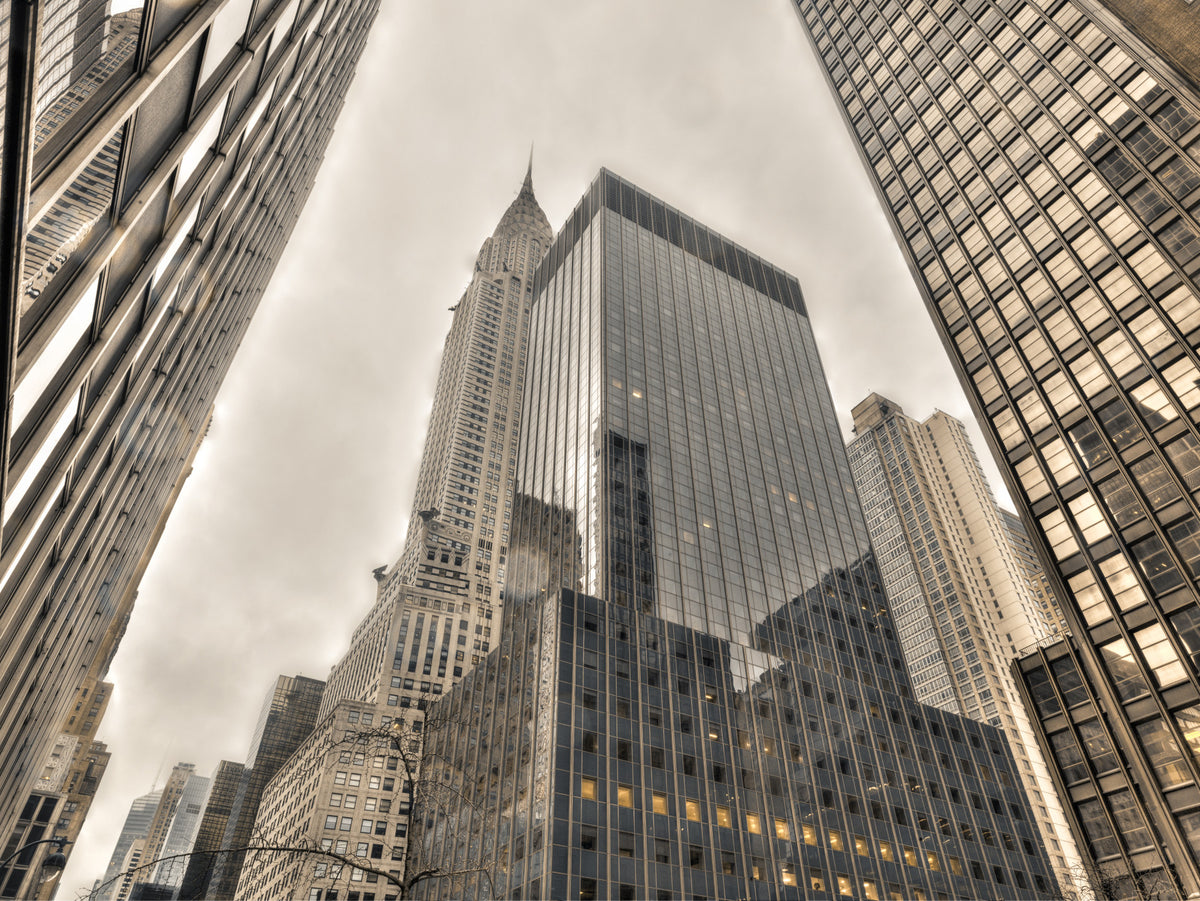 Architectural Heights and Spire Wall Mural