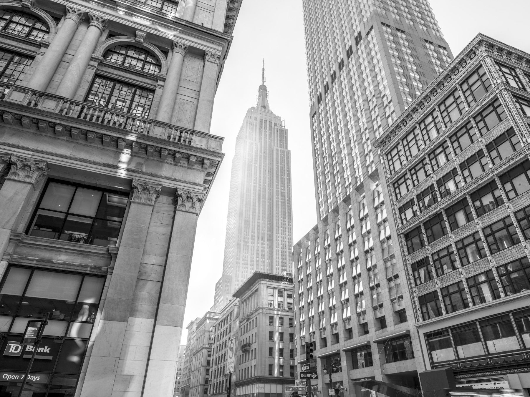 Urban Heights Architectural View Wall Mural