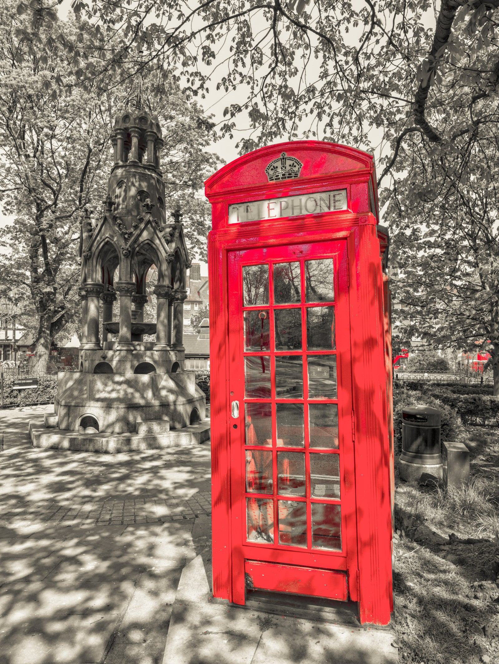 Classic British Street Heritage Wall Mural