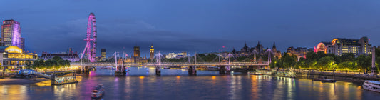 Evening Thames Cityscape Panorama Wall Mural