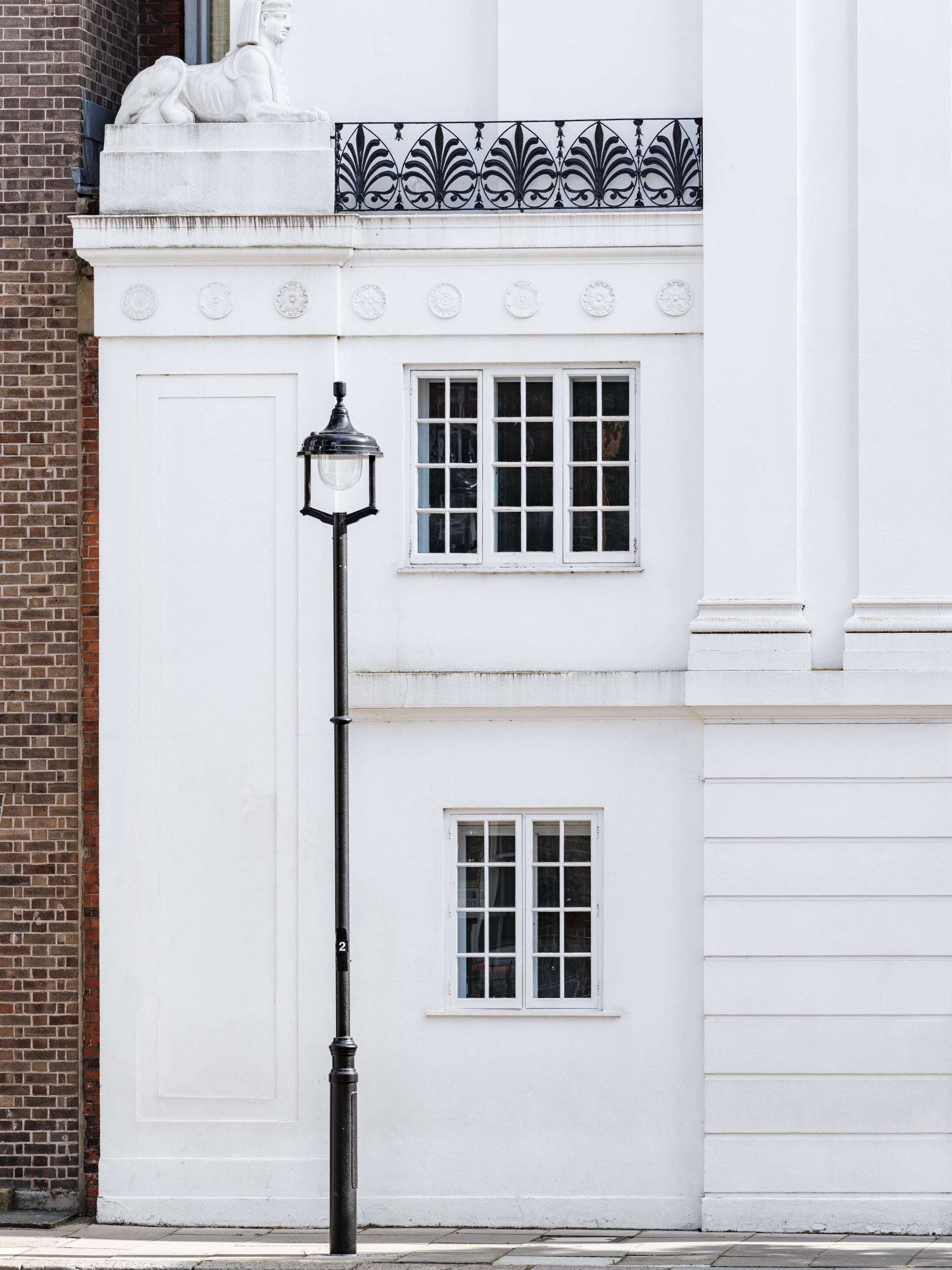 Neoclassical London Architectural Facade Wall Mural