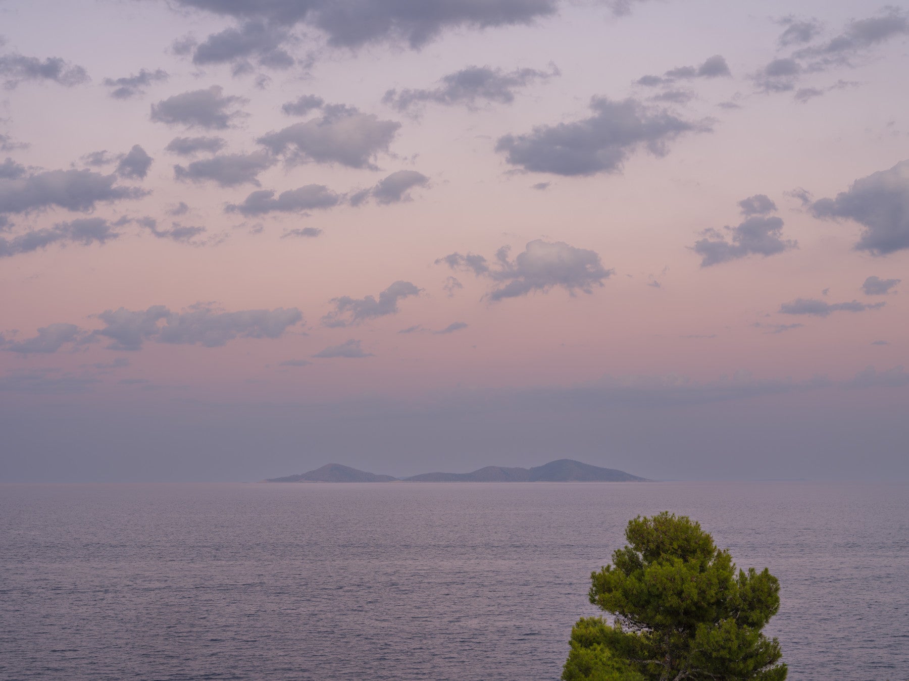 Ethereal Island Dusk Wall Mural