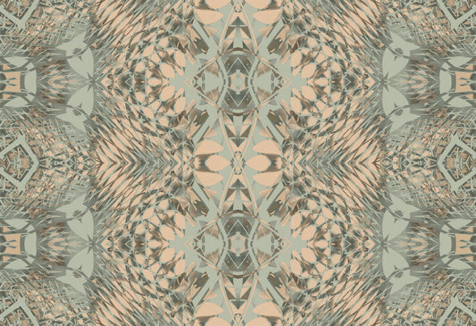 Blush & Sage Botanical Baroque - BELLAGIO Wallpaper⁠