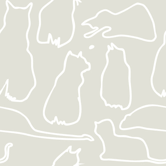 Munki and the Spot - Beige Wallpaper⁠