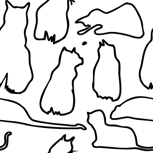 Munki and the Spot - Black & White Wallpaper⁠