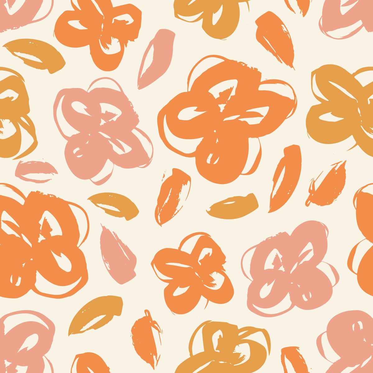 Sun-Kissed Botanical Bloom Wallpaper⁠