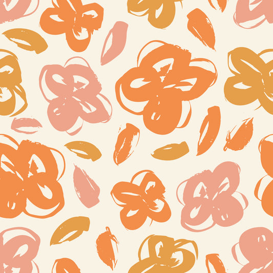 Sun-Kissed Botanical Bloom Wallpaper⁠