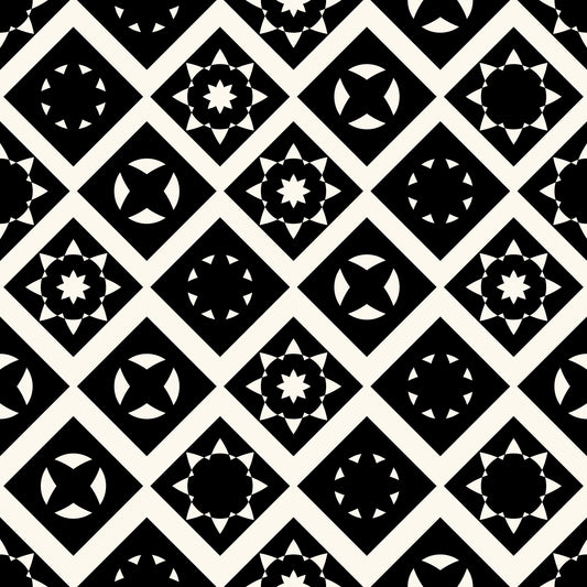 Abstract Star Diamond Tile Wallpaper⁠
