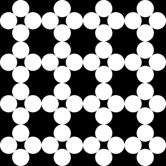 Minimalist Dot Grid Geometry Wallpaper⁠